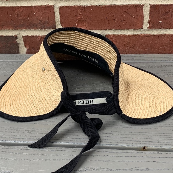 Mita Raffia Visor | Olivela Helen Kaminski Mita Packable Raffia Visor